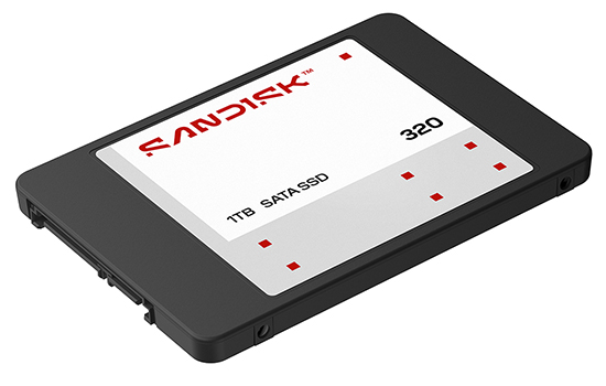 SSD SanDisk 320, 1TB, Sata III, Leitura de 545MBs, SDSS31100TBB-000G0